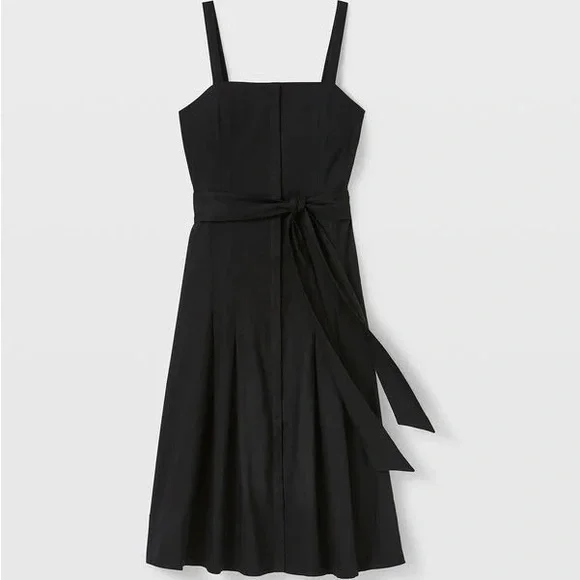split neck midi dress Elise pink bow-detail split-neck midi dress